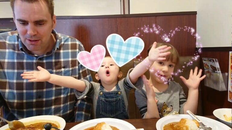 【COCO壱番屋】カレー食べたらしゃっくり止まらない！ バイリンガル姉妹