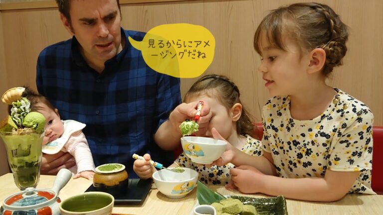 【抹茶菓寮 琴琴】デザート食べました。バイリンガル姉妹