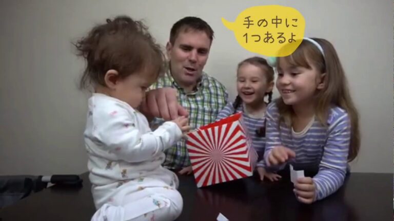 ミステリーBOX抽選会！誰が引く？ バイリンガル姉妹