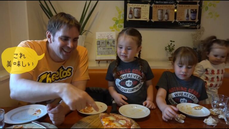 【パルコデッラパーチェ】美味しいピザでお腹いっぱい バイリンガル姉妹