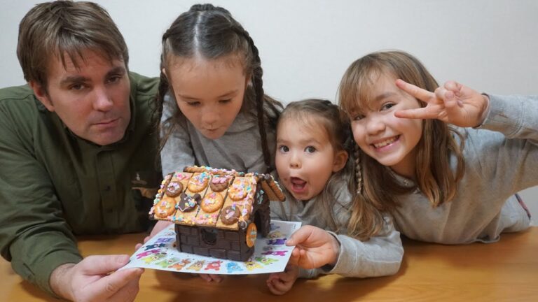 ガールズからダディにバレンタインチョコのプレゼント！バイリンガル姉妹