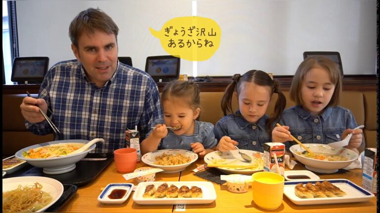 【リンガーハット】美味しくてお腹いっぱい！バイリンガル姉妹