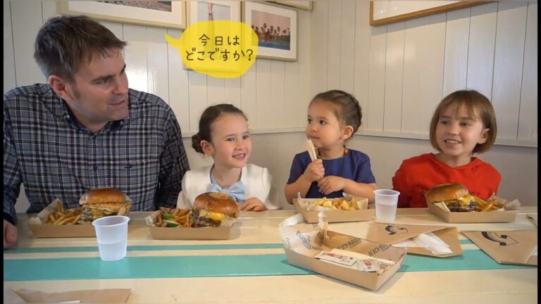 入学式の後はハンバーガーが食べたい！【The BEACH BURGER HOUSE】バイリンガル姉妹