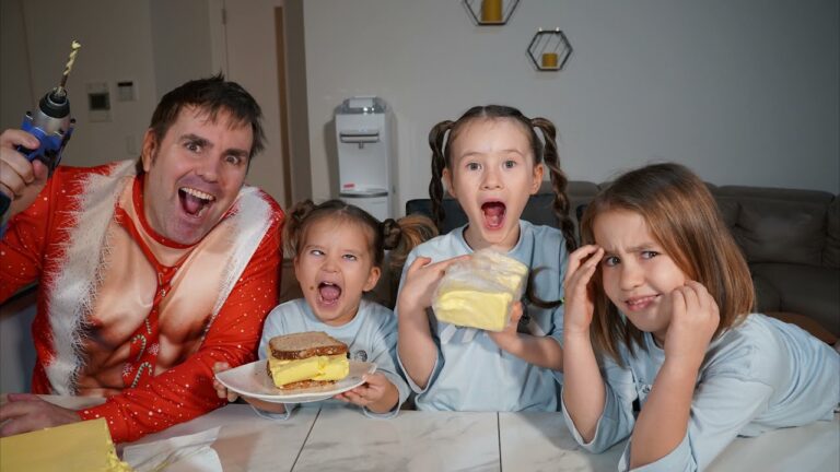 ニュージーランドバターでダディのスペシャルサンドイッチ！バイリンガル姉妹