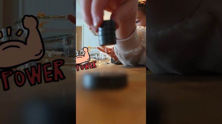 【YouTubeショート】マグネットチャレンジ！スローモーションで磁石を拾う驚きの瞬間＋Yukiの決め顔も必見！