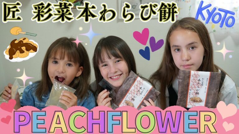 見た目と食感のギャップにびっくり！？本わらび餅【匠 彩菜】バイリンガル三姉妹